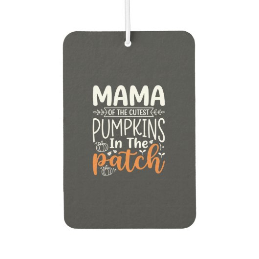 Mama Pumpkins Patch Halloween-ontwerp_1 Luchtverfrisser (Voorkant)