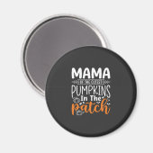 Mama Pumpkins Patch Halloween-ontwerp_1 Magneet (Voorkant / Achterkant)