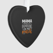 Mama Pumpkins Patch Halloween-ontwerp_1 Ornament (voorkant)