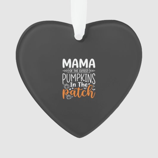 Mama Pumpkins Patch Halloween-ontwerp_1 Ornament (voorkant)
