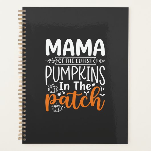 Mama Pumpkins Patch Halloween-ontwerp_1 Planner (Voorkant)
