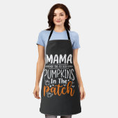 Mama Pumpkins Patch Halloween-ontwerp_1 Schort (Gedragen)