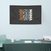 Mama Pumpkins Patch Halloween-ontwerp_1 Spandoek (Beurs)