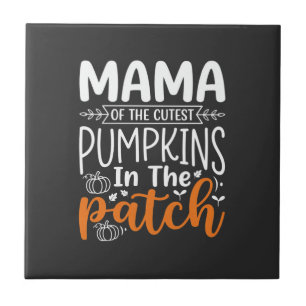 Mama Pumpkins Patch Halloween-ontwerp_1 Tegeltje