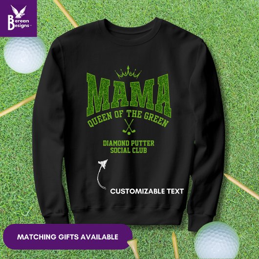  MAMA QUEEN VAN DE GROENE Vrouwen Golf Trui