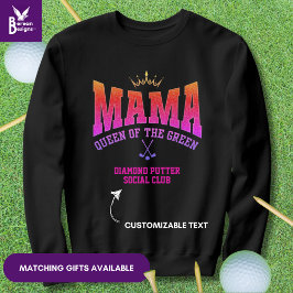 MAMA QUEEN VAN DE GROENE Vrouwen Golfer Trui