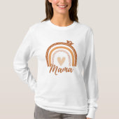 Mama Rainbow: Gift for Moederdag and New Mam T-shirt (Voorkant)