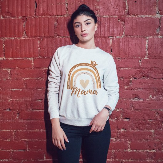 Mama Rainbow: Gift for Moederdag and New Mam T-shirt