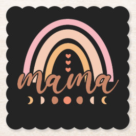 Mama Rainbow Kartonnen Onderzetters