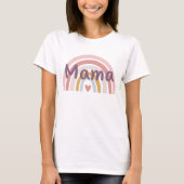  mama Rainbow Moeder Shirt (Voorkant)