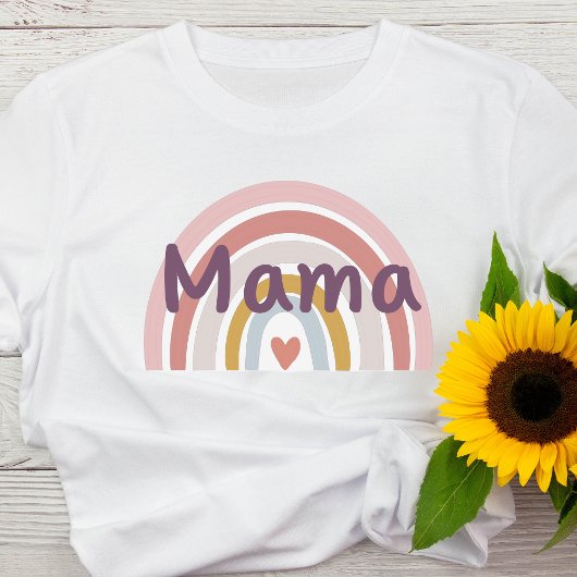  mama Rainbow Moeder Shirt