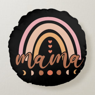 Mama Rainbow Rond Kussen