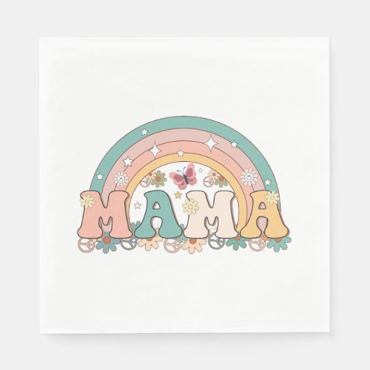 Mama Rainbow Servet (Voorkant)