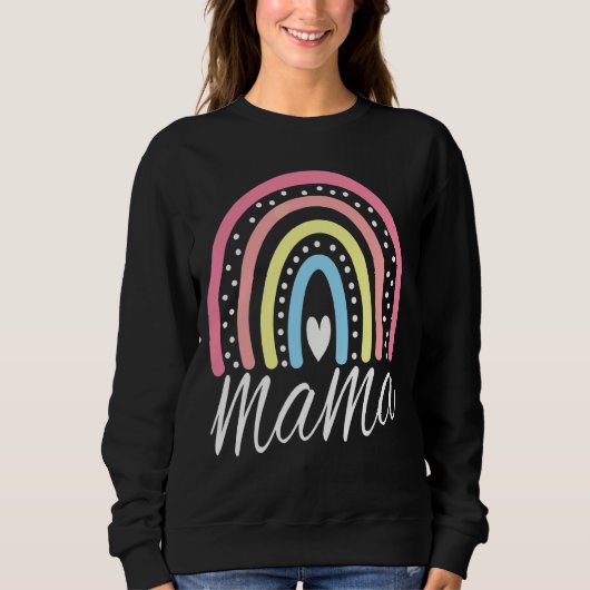 Mama Regenboog Moederdag Voor Mam Trui (Voorkant)
