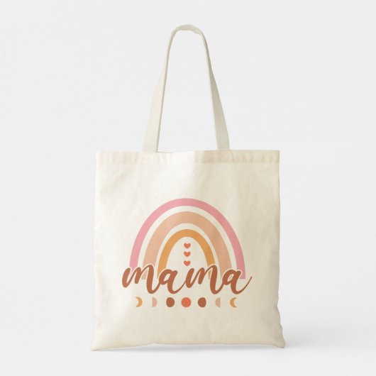 Mama  Regenboog Tote Bag (Achterkant)