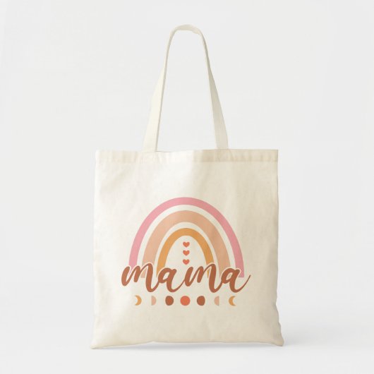 Mama  Regenboog Tote Bag (Voorkant)