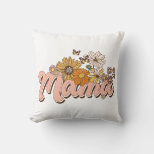 Mama Retro Floral Kussen
