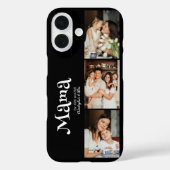 Mama Richtte 3 Foto Kinderen Naam Pret Case-Mate iPhone Case (Achterkant)