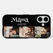 Mama Richtte 3 Foto Kinderen Naam Pret Case-Mate iPhone Case (Achterkant (horizontaal))