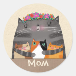 mama ronde sticker