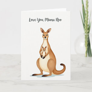 Mama Roo Liefde Illustratiekaart Kaart