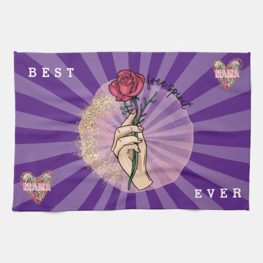 Mama Roos past beste ooit aan Theedoek (Horizontaal)