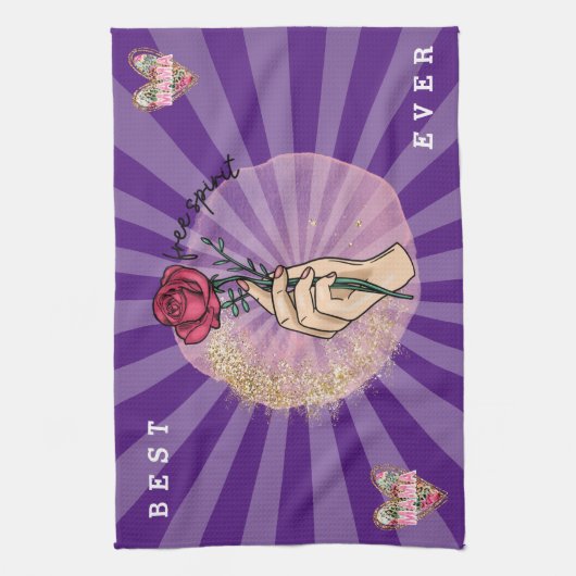 Mama Roos past beste ooit aan Theedoek (Verticaal)