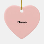 Mama Roos Rosebud Keramisch Ornament (Achterkant)