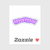 Mama | Roze Moeder Nieuwe Moeder Moedertje Sticker (Vel)