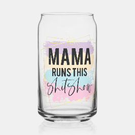 Mama runt dit blikvorm glas