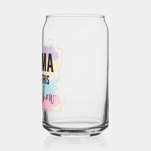 Mama runt dit blikvorm glas (Links)