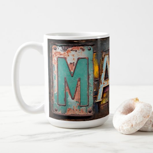 MAMA Rustieke Stijl Koffiemok (Met donut)