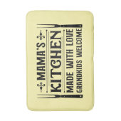 MAMA"S Keuken woordkunst Badmat (Voorkant Verticaal)