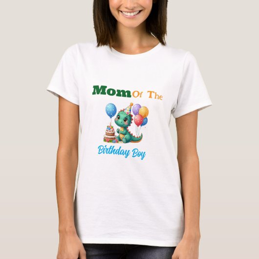 Mama Saurus Birthday Shirt (Voorkant)