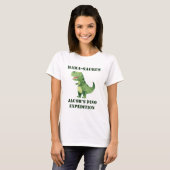 Mama-saurus, Dinosaur Verjaardagsfeestje T-shirt (Voorkant volledig)