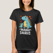 Mama Saurus Fun Gift for mom T-shirt (Voorkant)