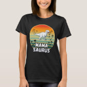 Mama Saurus - Mama dinosaurus Grappig cadeau voor  T-shirt (Voorkant)