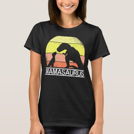 Mama Saurus Moederdag Rex Dinosaurus Voor Mama T-shirt (Voorkant)