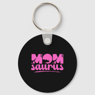 Mama Saurus T-rex Dinosaurus Moeder Saurus Familie Sleutelhanger