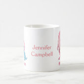 Mama Saurus T-Rex en Baby Boy Dinosaurs Koffiemok (Center)