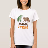 Mama Saurus T Shirt (Voorkant)