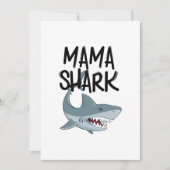 Mama Shark Funny Moederdag Gifts Kaart (Voorkant)