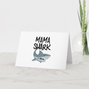 Mama Shark Funny Moederdag Gifts Kaart