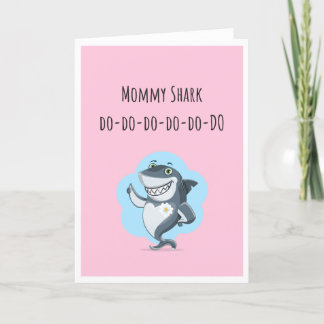 Mama Shark Moederdag / Verjaardag Kaart