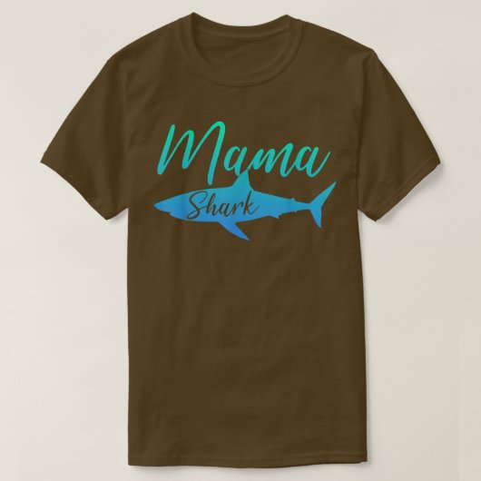 MAMA SHARK TFunny mama mama Gift Gag Humor Lover J T-shirt (Design voorkant)