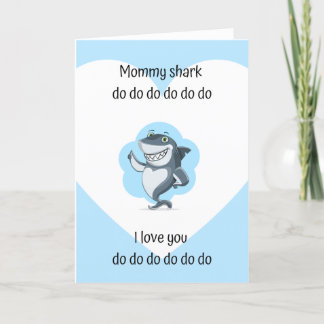 Mama Shark Wenskaart Kaart