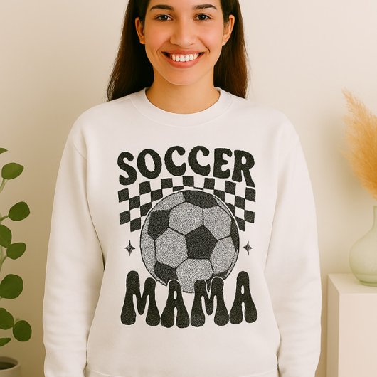 Mama Shirt – Bold Checkered Sports Design