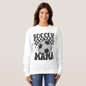 Mama Shirt – Bold Checkered Sports Design (Voorkant volledig)