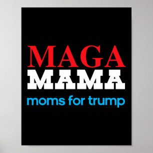 Mama Shirt voor Moms voor Trump Patriottische 2020 Poster