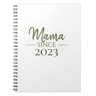Mama Sinds Gepersonaliseerd Jaar Minimaal Moedersc Notitieboek